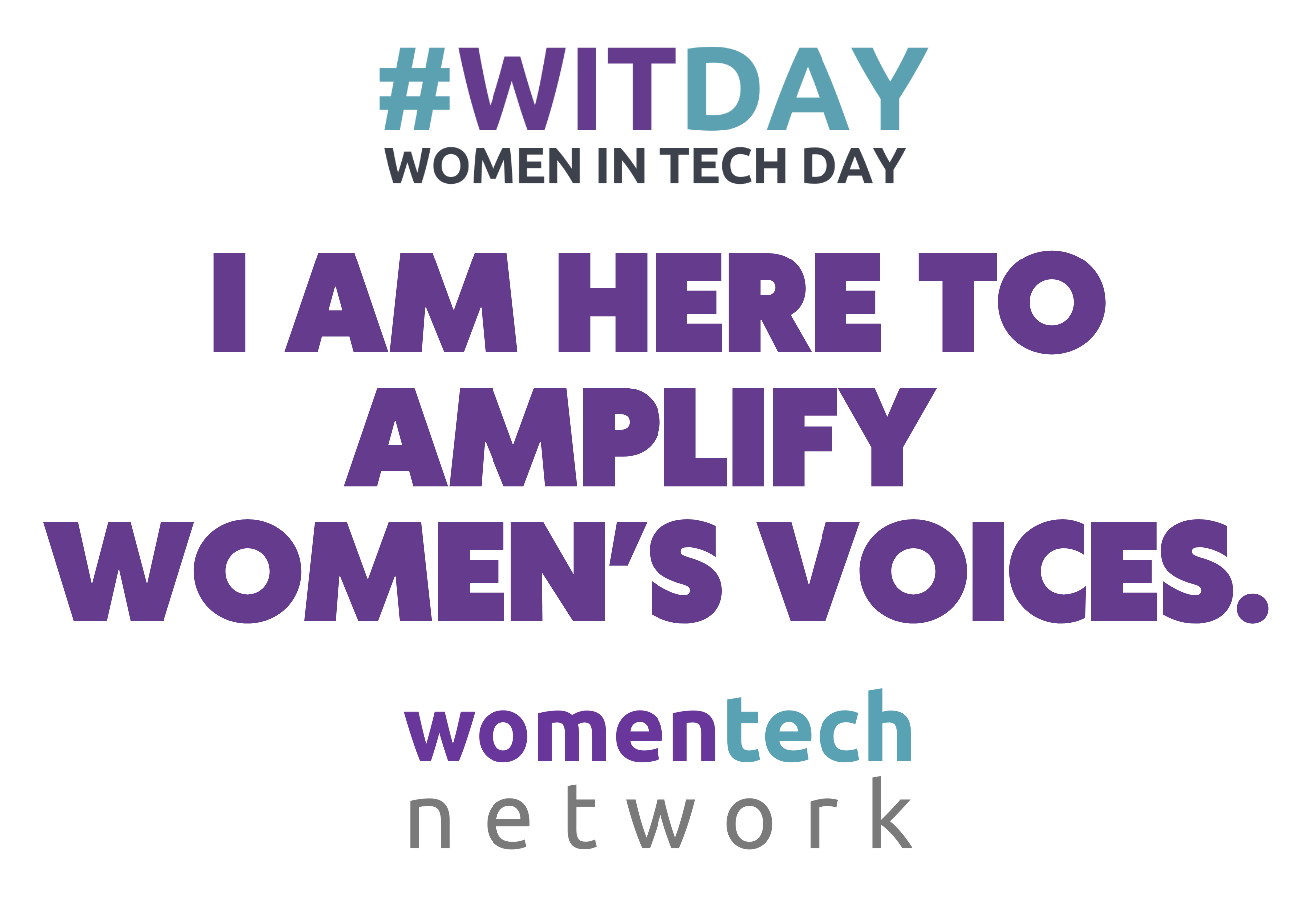 I AM HERE TO AMPLIFY WOMEN’S VOICES.