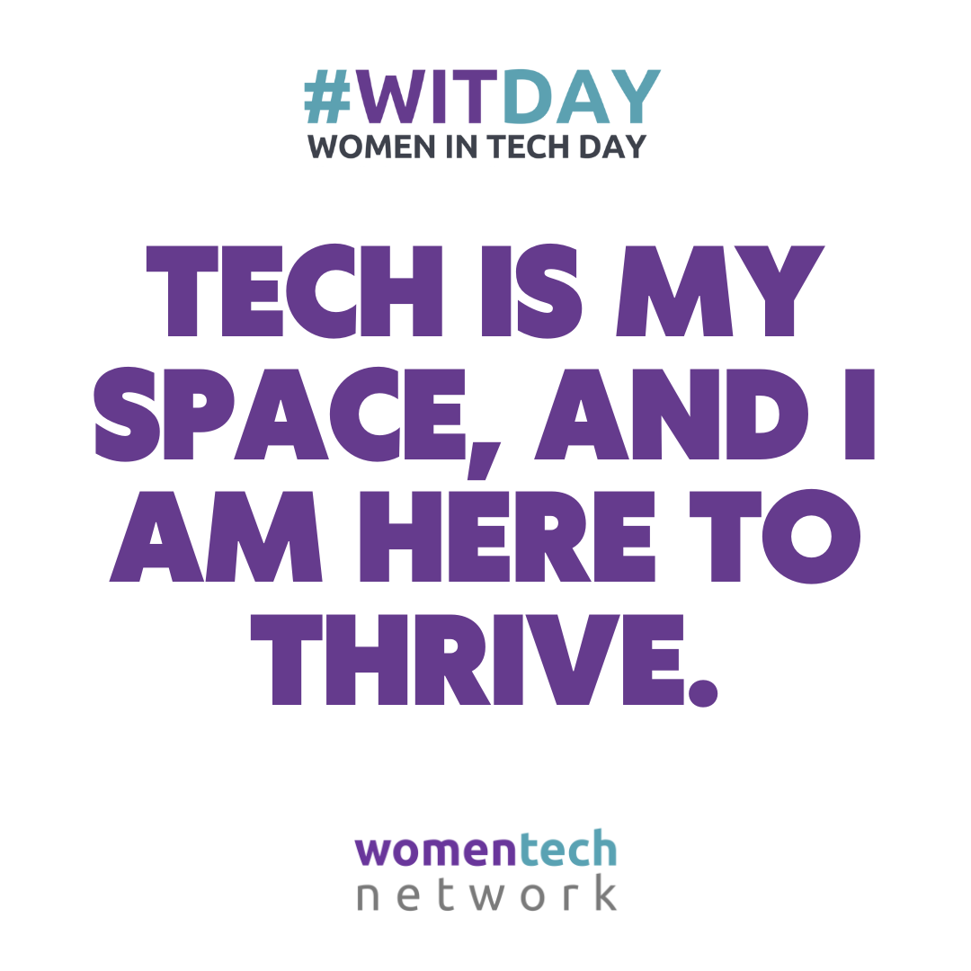 Tech is my space, and I am here to thrive
